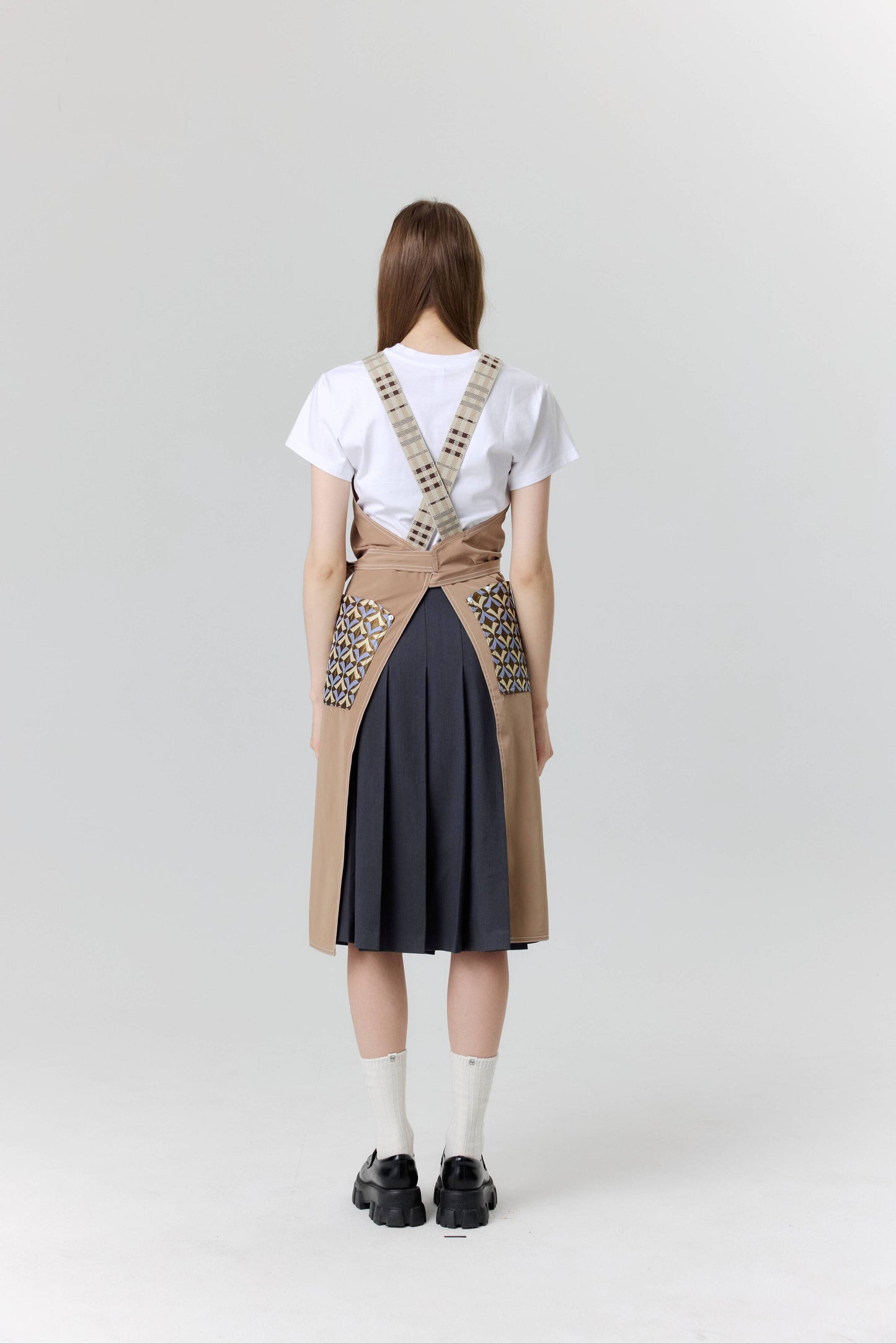 スパニシャンチェックエプロン