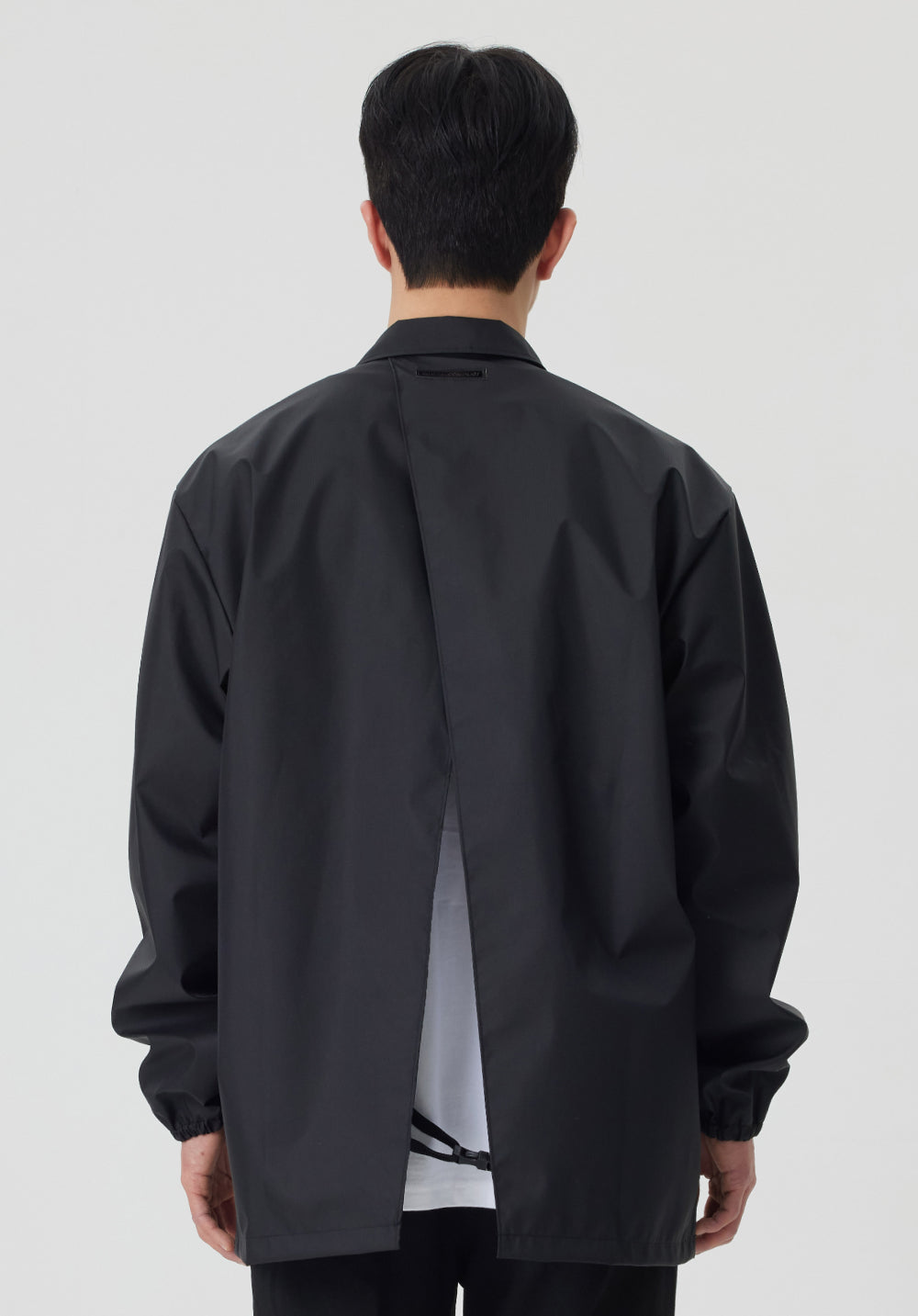 オープンバックワークシャツ