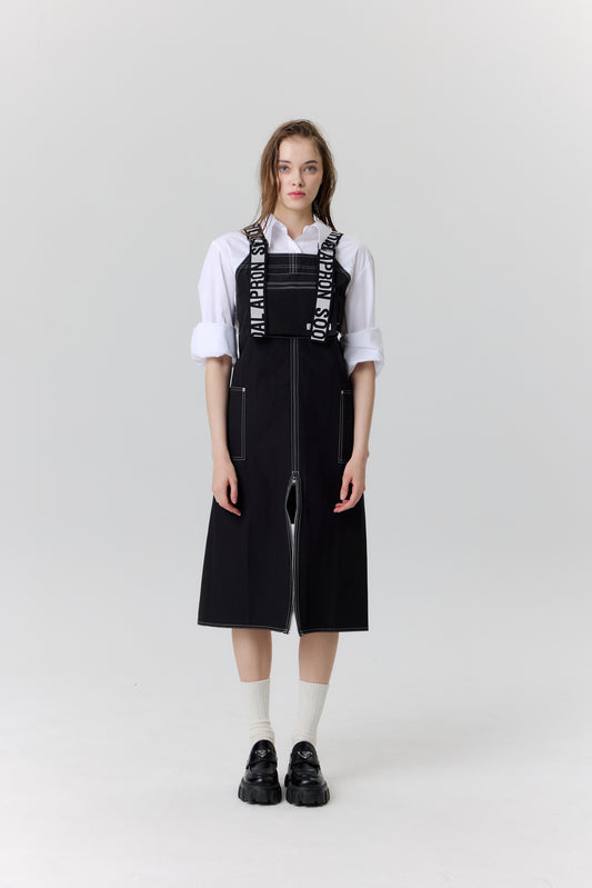 ブラックシャークグラフィーエプロン