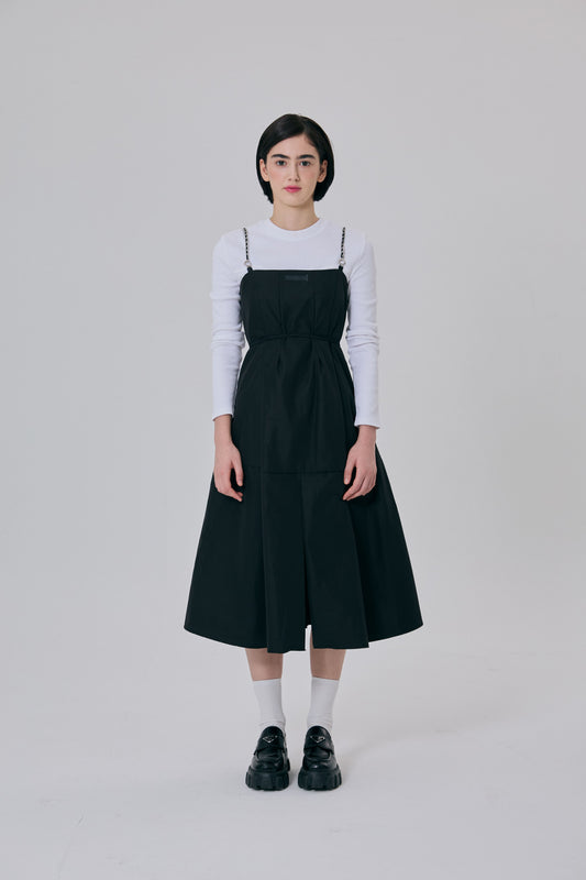 チェンジ スリーブレス ワンピースエプロン