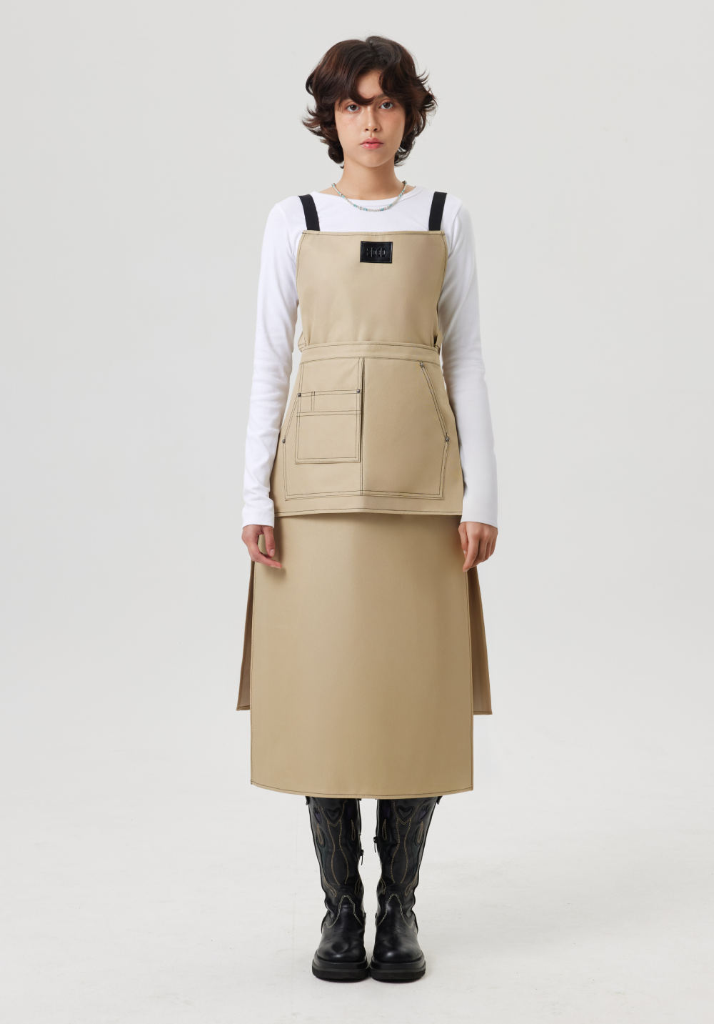 レイヤードポケッツサンドエプロン