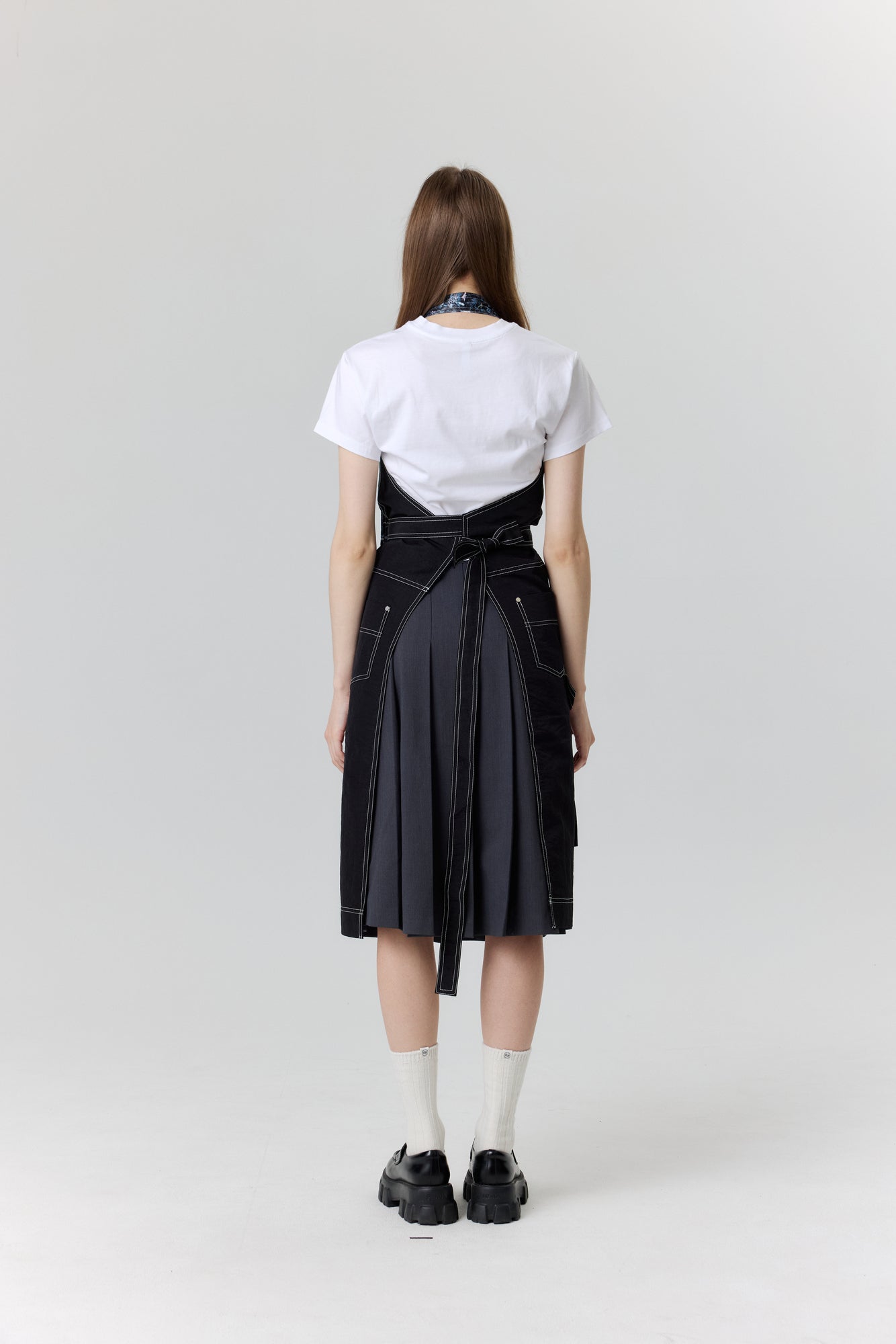 ホルターチェンジネックエプロンフレンチアンティーク