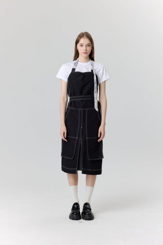 ホルターチェンジネックエプロンフレンチアンティーク