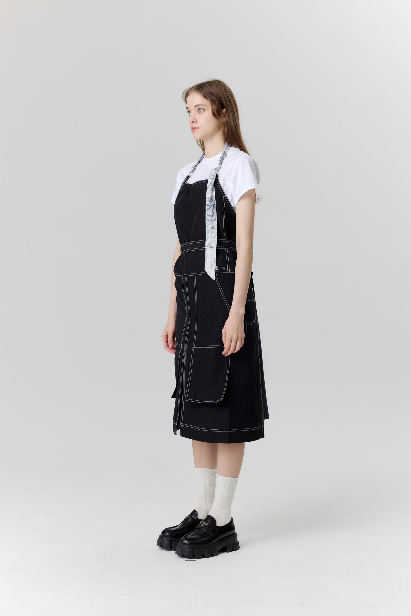 ホルターチェンジネックエプロンフレンチアンティーク