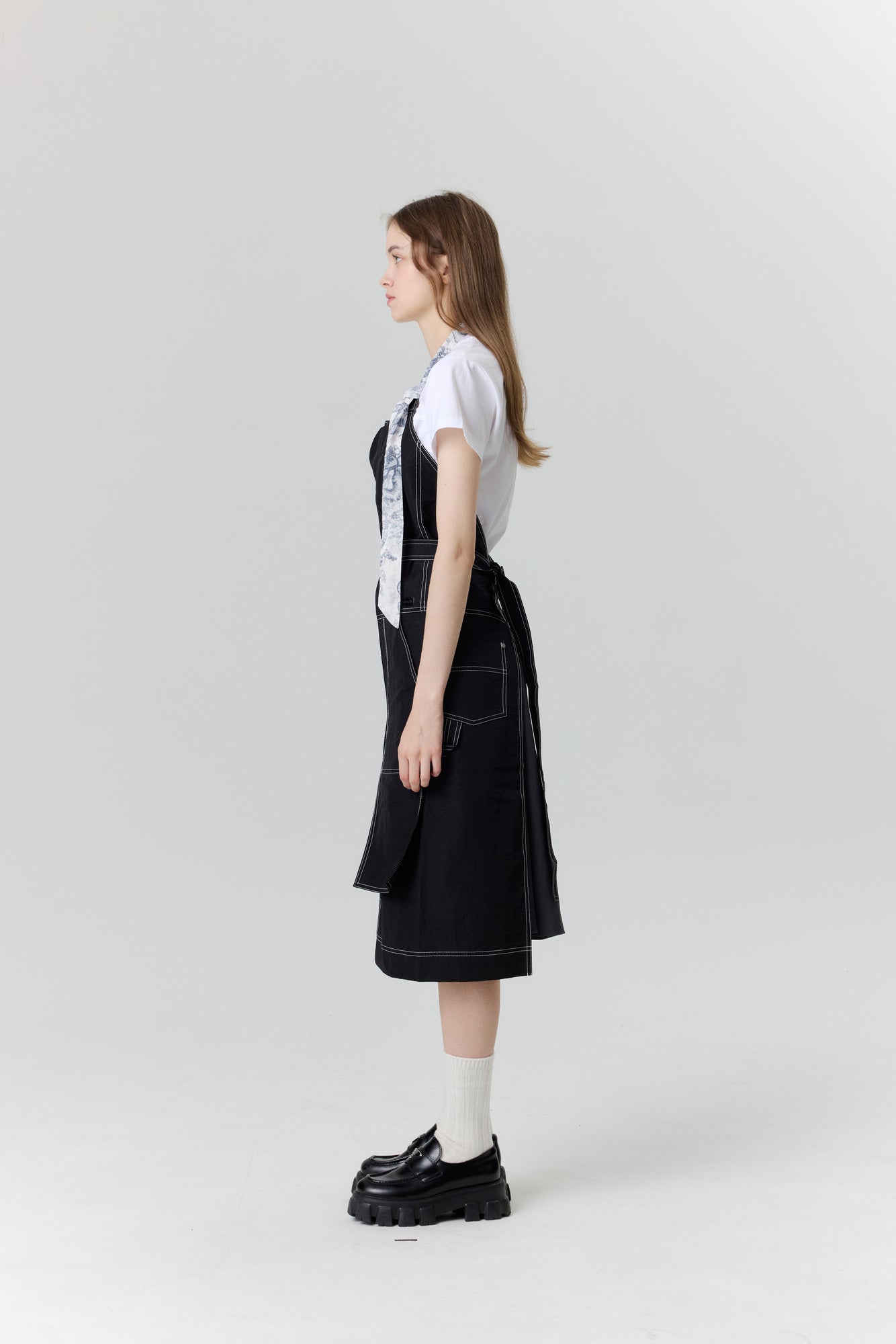 ホルターチェンジネックエプロンフレンチアンティーク