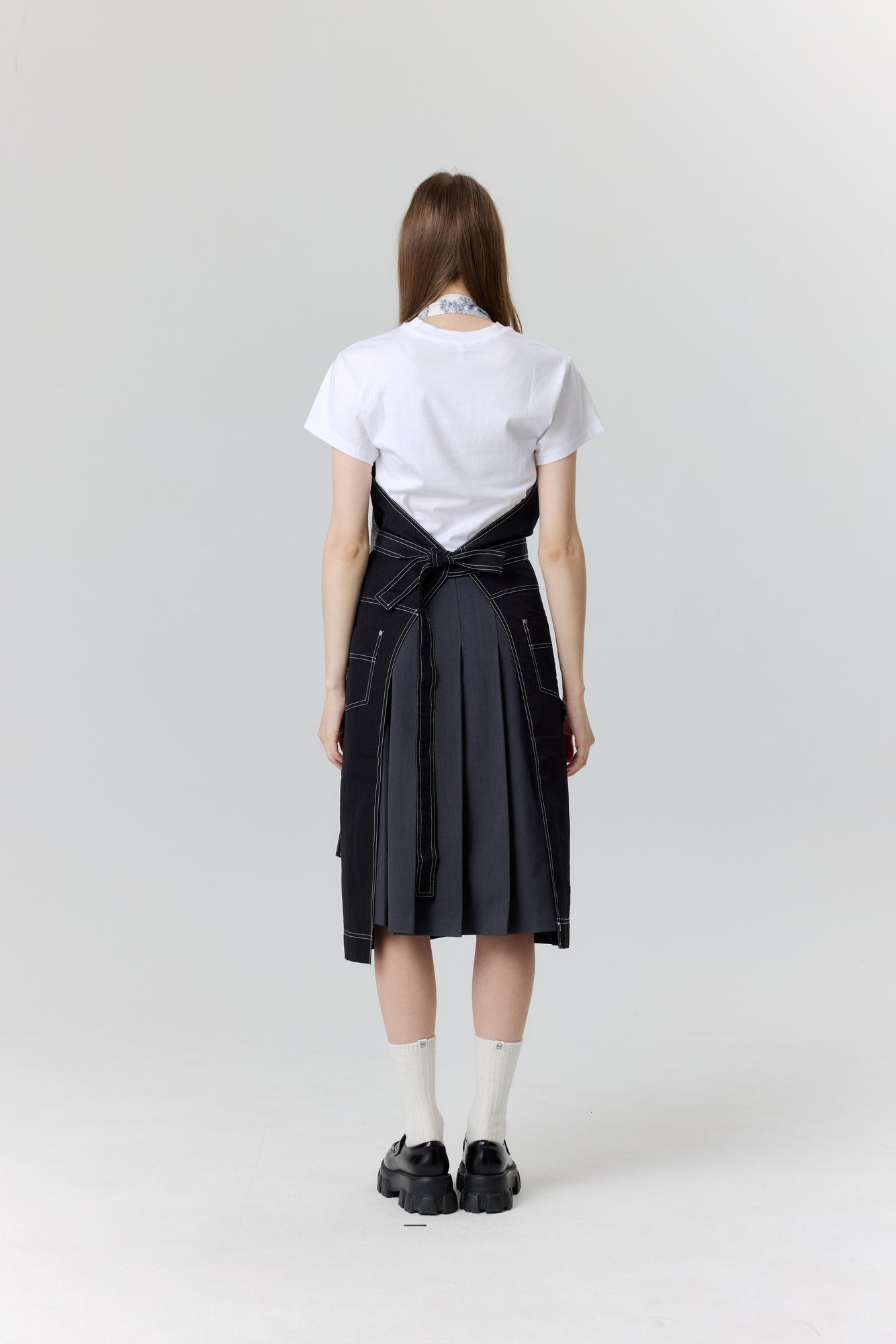 ホルターチェンジネックエプロンフレンチアンティーク