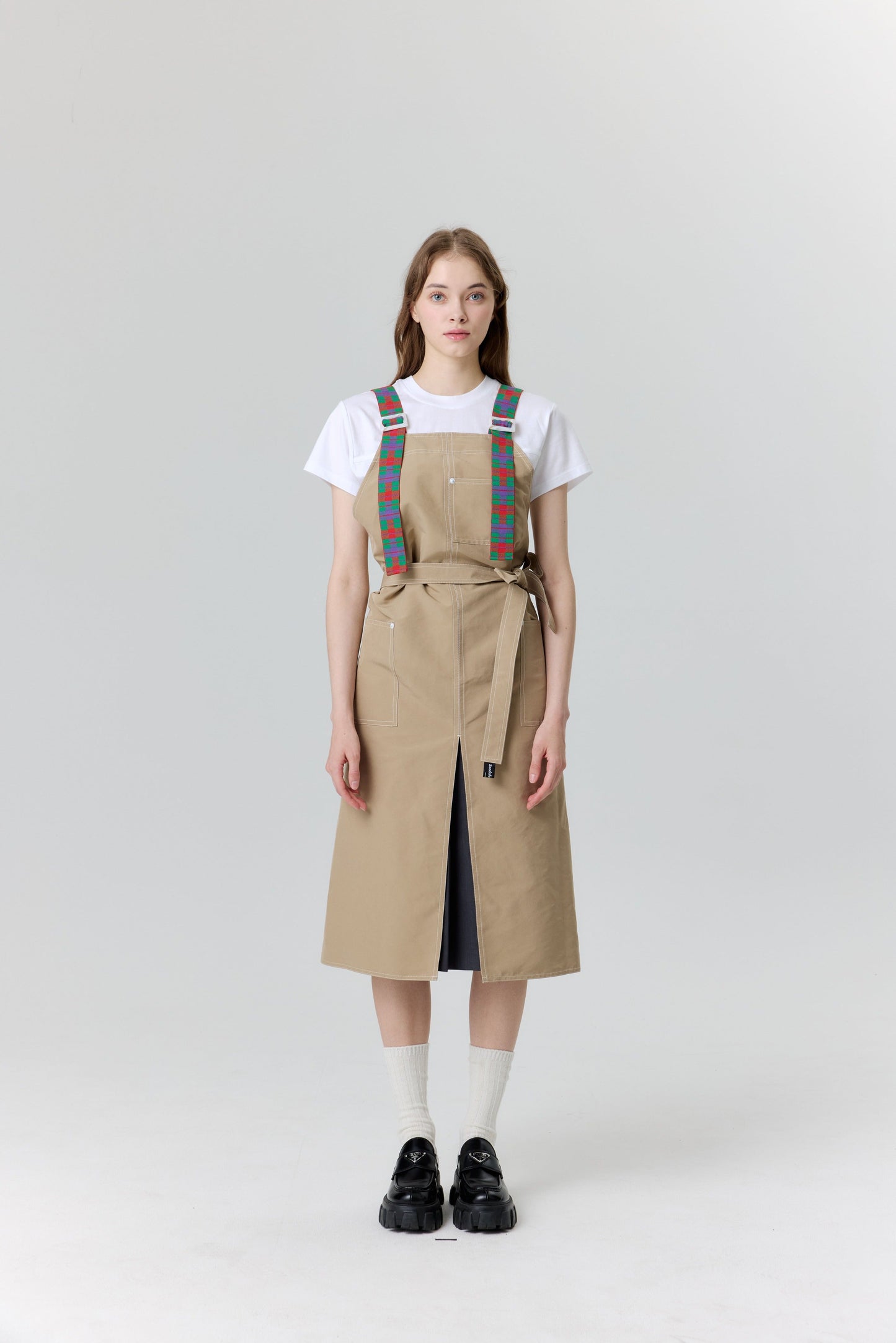 サハラチェックエプロン