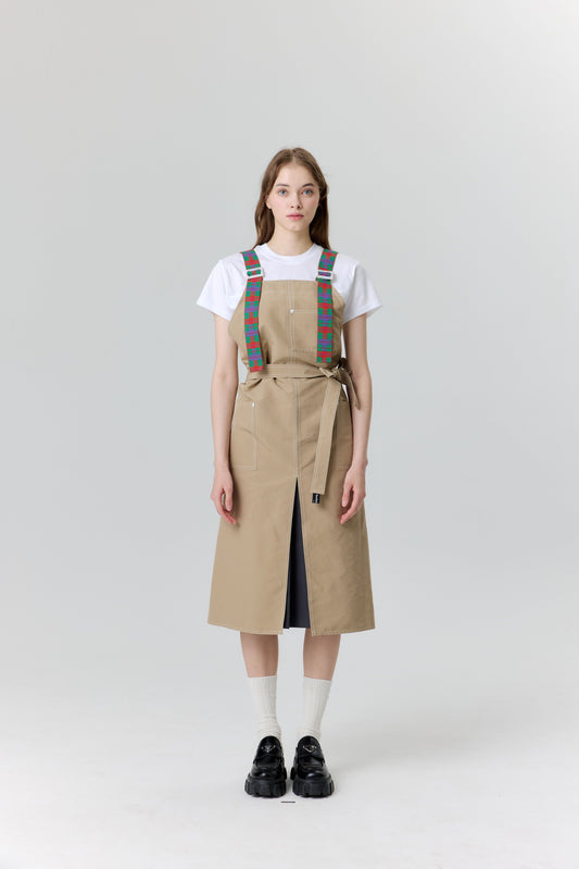 サハラチェックエプロン