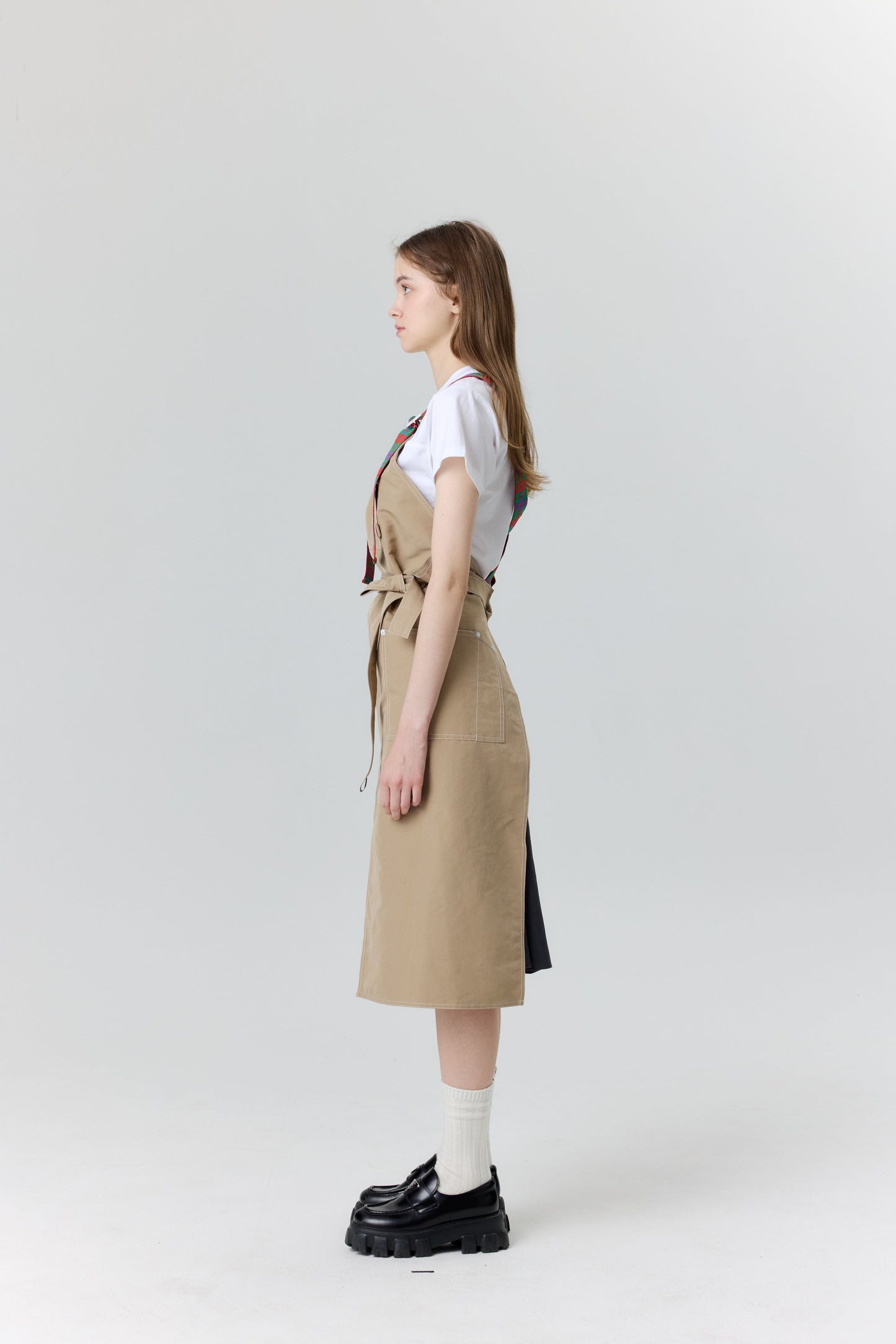 サハラチェックエプロン