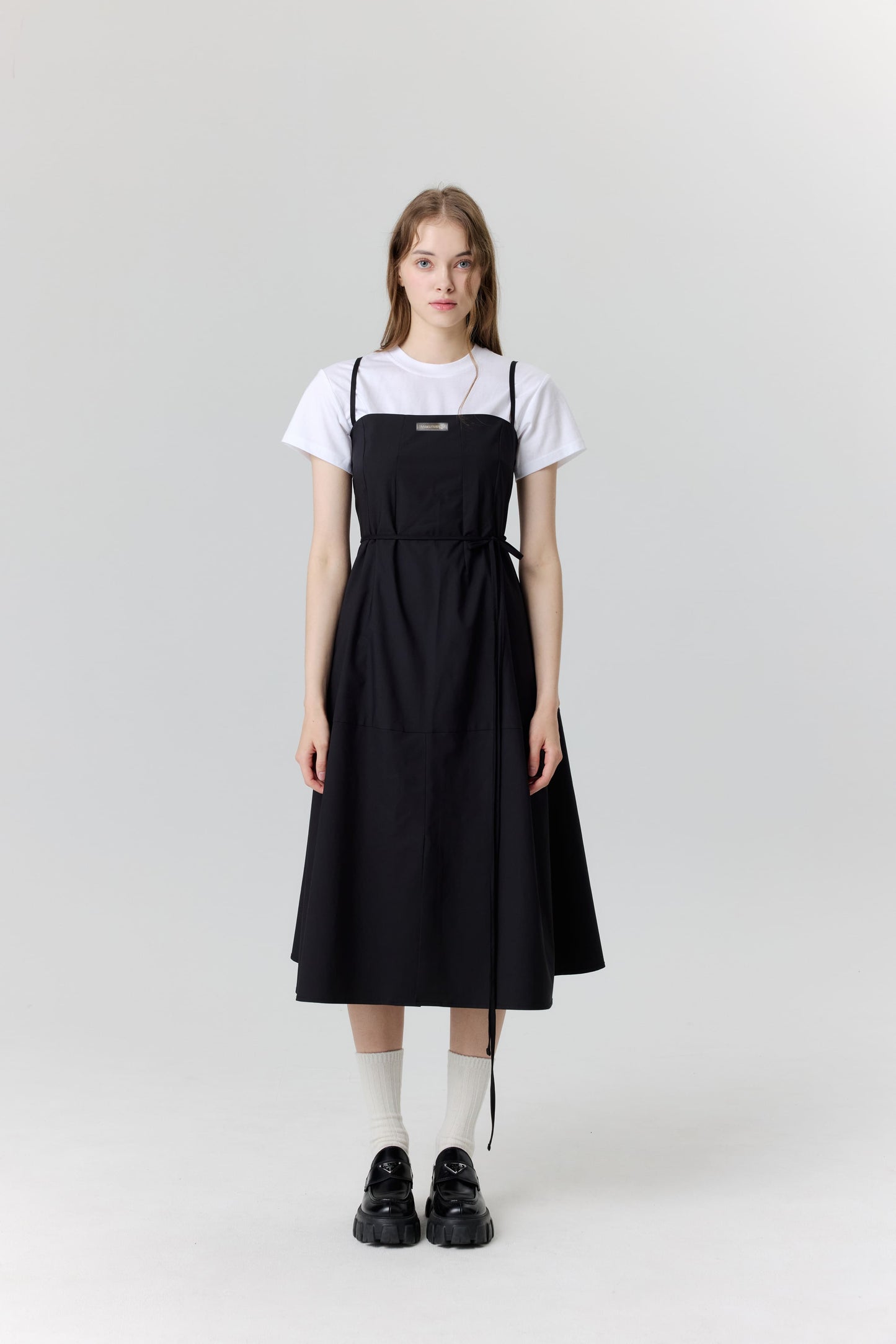 スリーブレス ワンピースエプロン