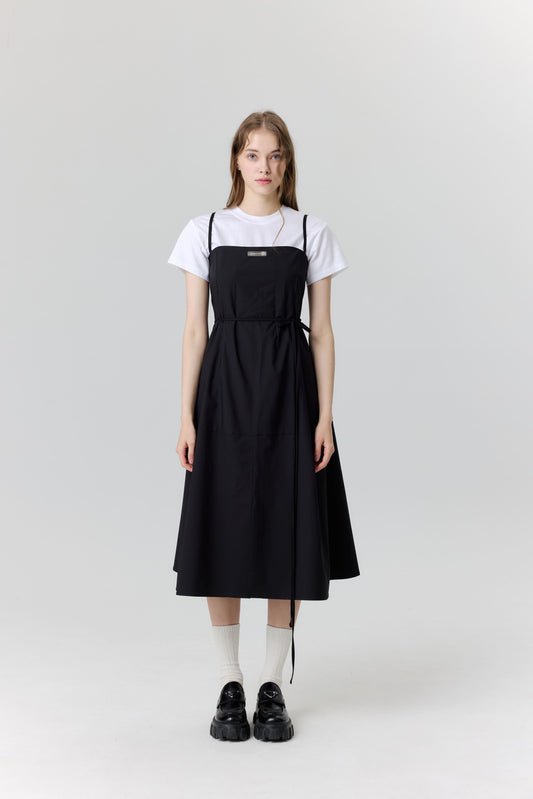 スリーブレス ワンピースエプロン