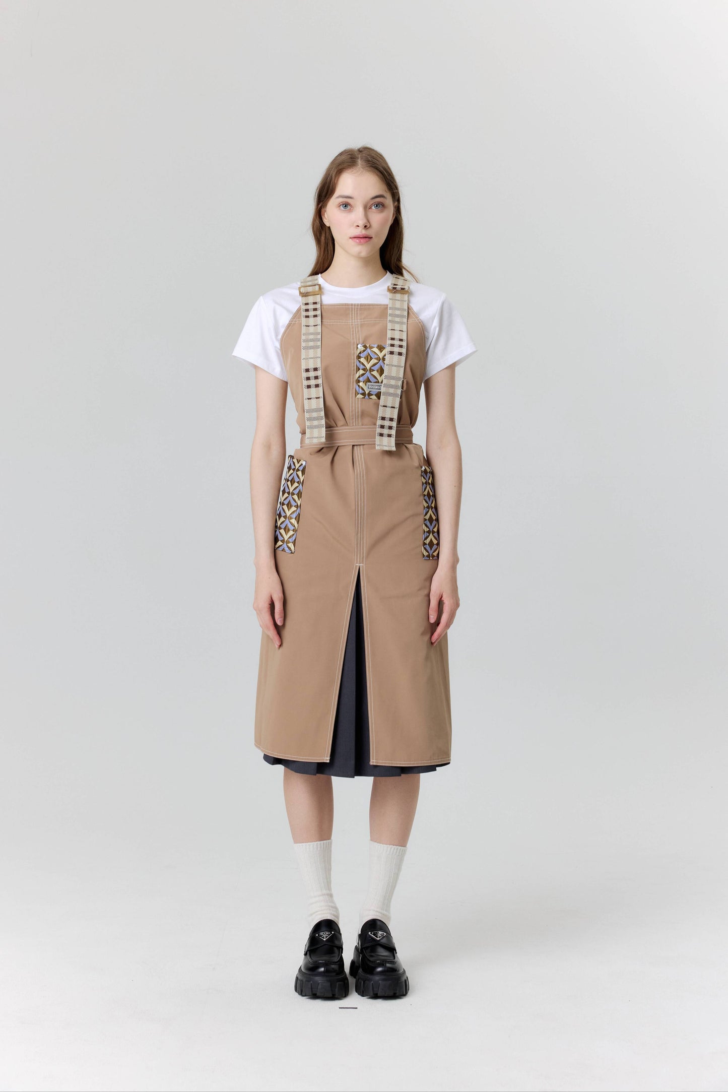 スパニシャンチェックエプロン