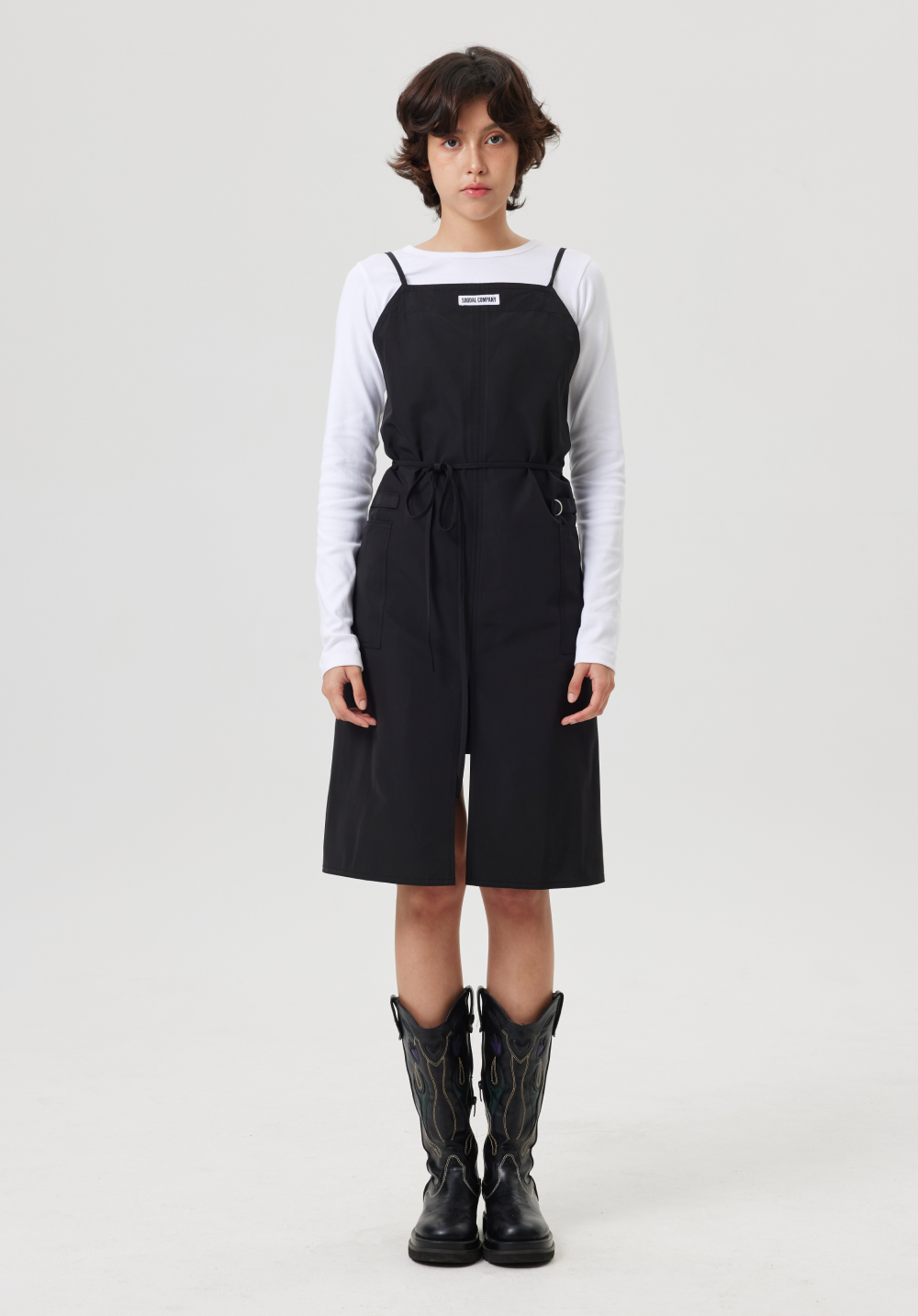 エッセンシャルイージーエプロンブラック