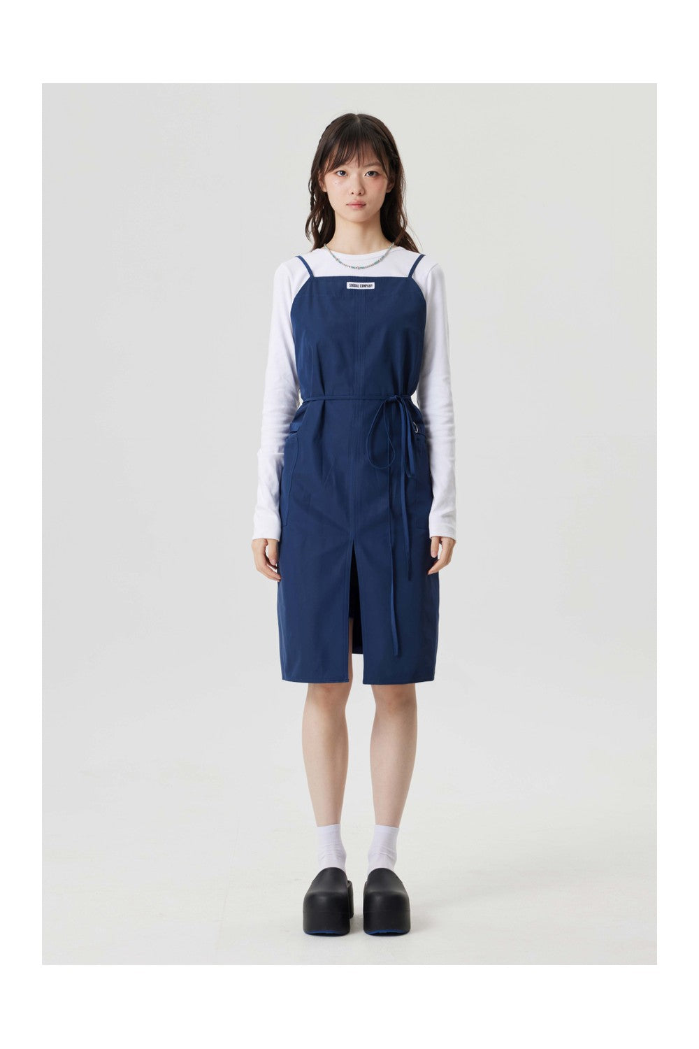 エッセンシャルイージーエプロンネイビー