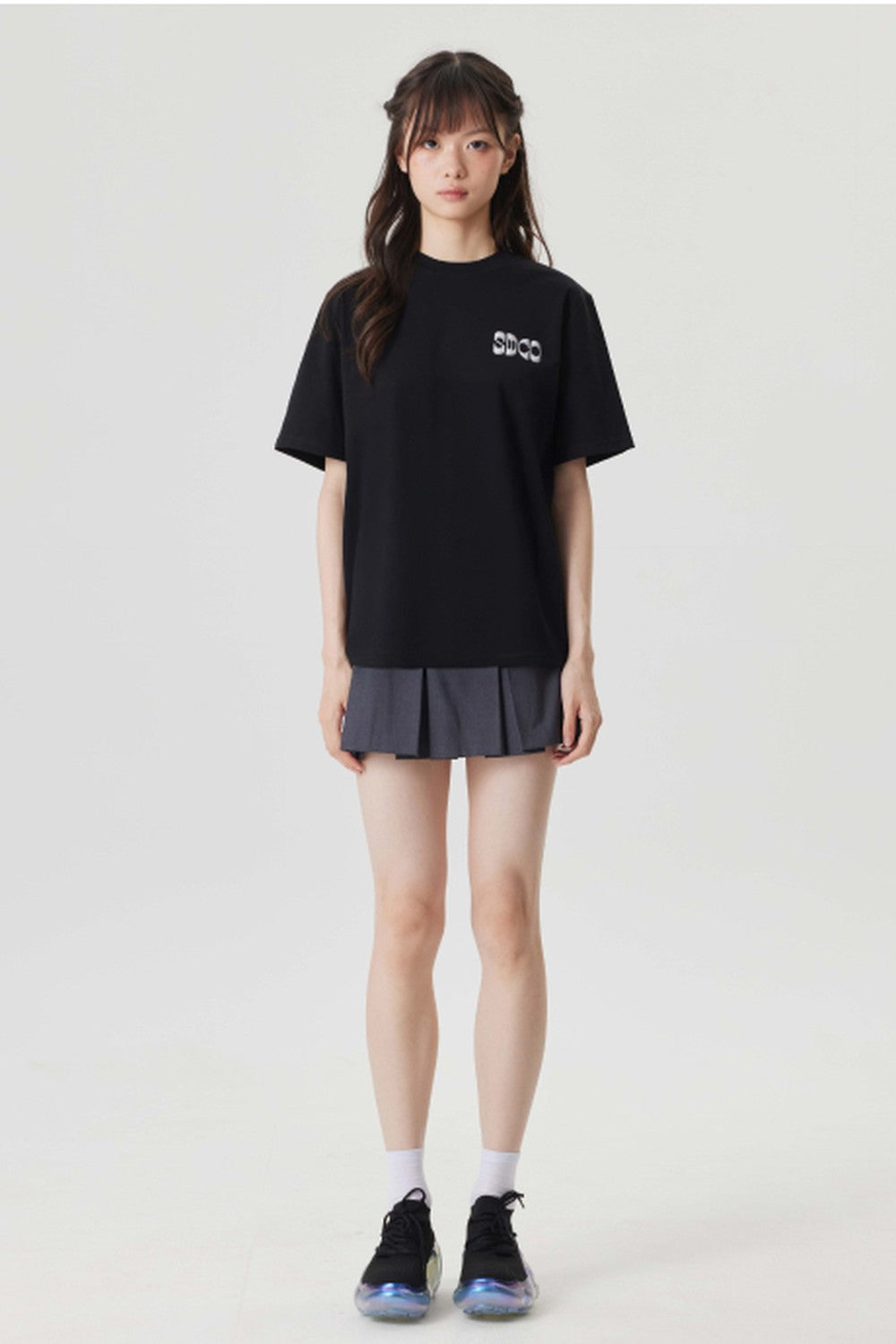 サイバーグラフィックTシャツブラック