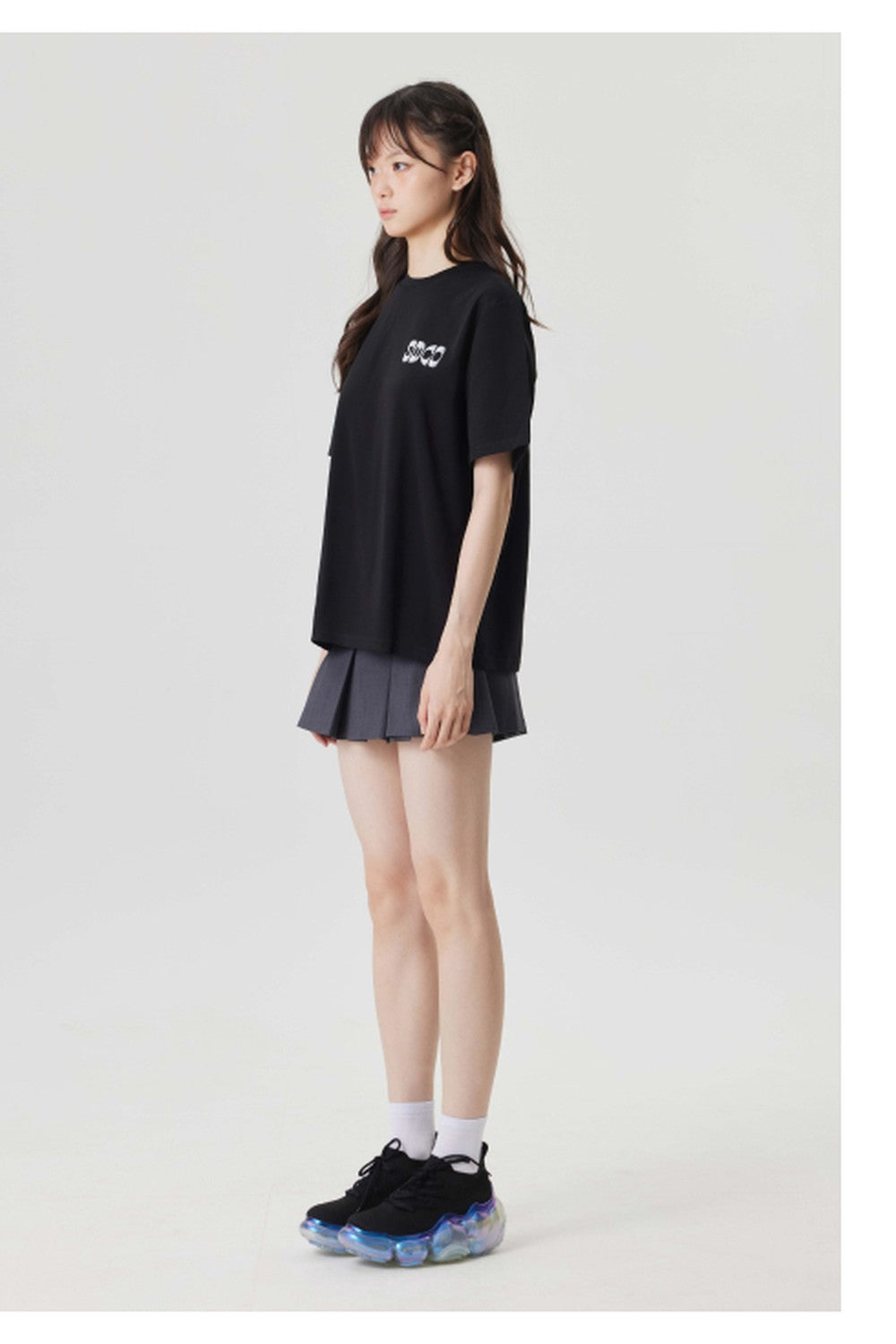 サイバーグラフィックTシャツブラック